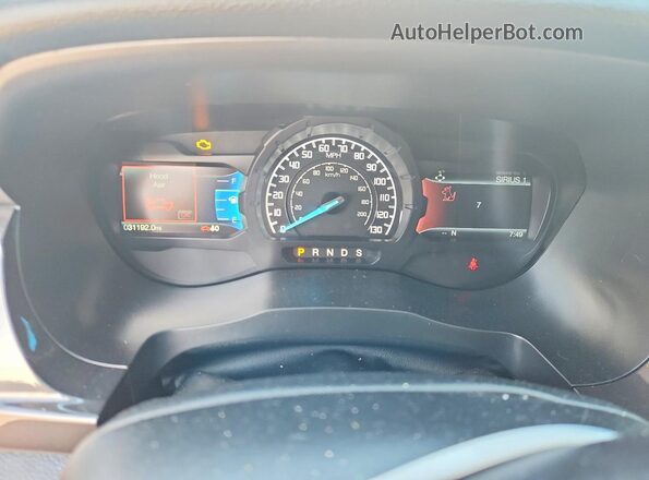 1FTER4FH0NLD22711 2022 FORD RANGER White Вид щитка приладів
