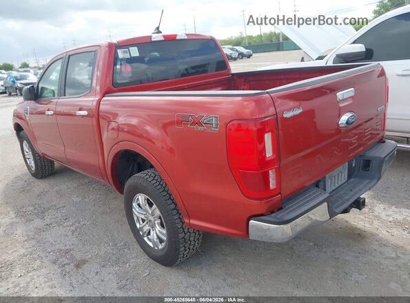 1FTER4FH1KLA76005 2019 FORD RANGER Красный Задняя левая четверть