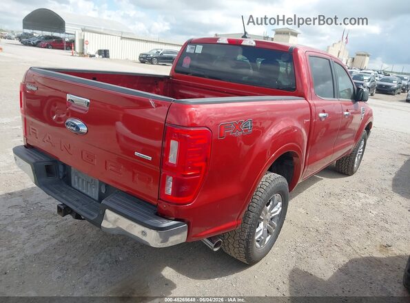 1FTER4FH1KLA76005 2019 FORD RANGER Красный Задняя правая четверть