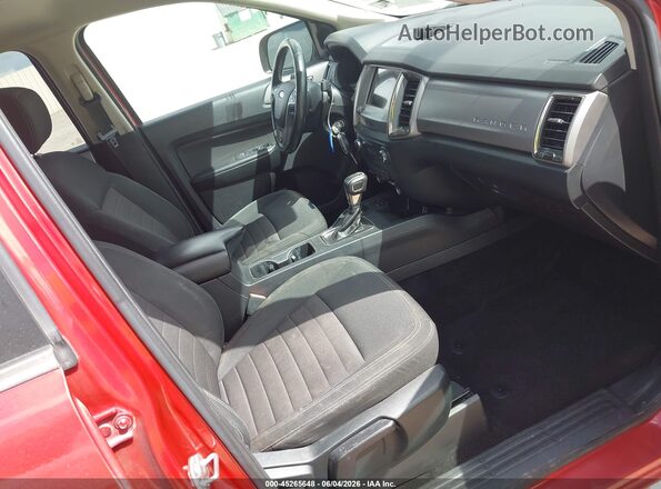 1FTER4FH1KLA76005 2019 FORD RANGER Красный Вид салона спереди