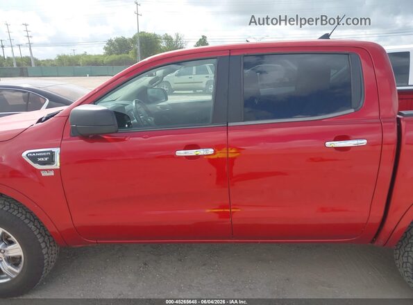 1FTER4FH1KLA76005 2019 FORD RANGER Красный Панорамный вид салона 360°