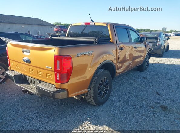 1FTER4FH1KLB07012 2019 FORD RANGER Orange Rear right