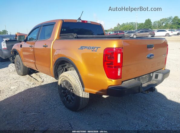 1FTER4FH1KLB07012 2019 FORD RANGER Orange Rear left