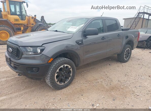 1FTER4FH1MLD22845 2021 FORD RANGER Серый Передняя левая четверть