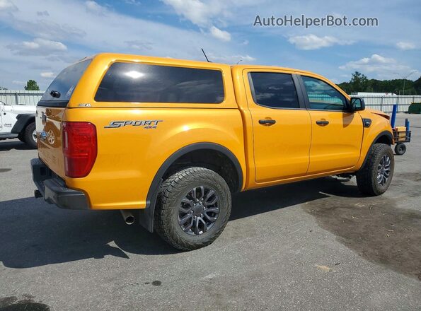 1FTER4FH1MLD47308 2021 FORD RANGER Yellow Rear right