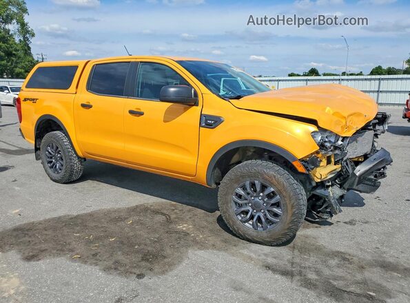 1FTER4FH1MLD47308 2021 FORD RANGER Yellow Front right