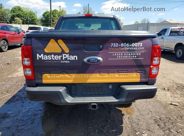 1FTER4FH1MLD90014 2021 FORD RANGER Purple Հետևի տեսք