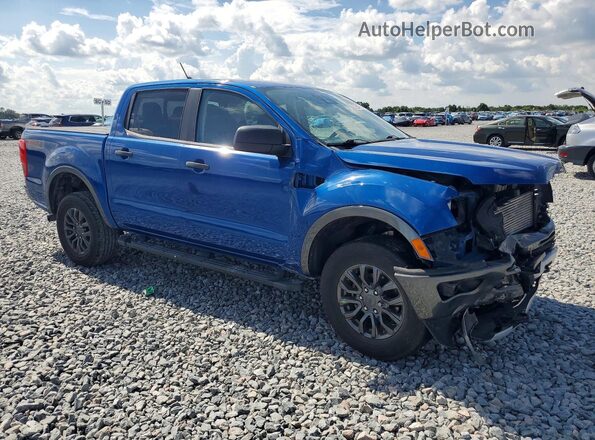 1FTER4FH2LLA00522 2020 FORD RANGER Синий Передняя правая четверть
