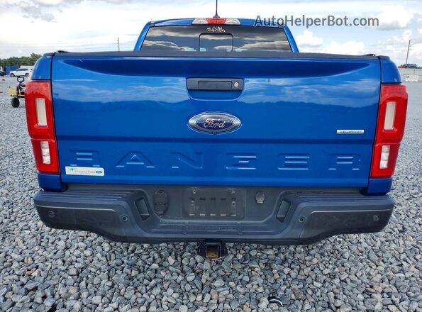 1FTER4FH2LLA00522 2020 FORD RANGER Синий Вид сзади