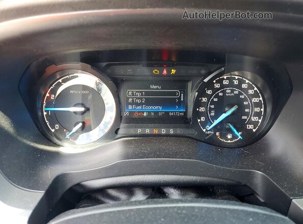 1FTER4FH2LLA00522 2020 FORD RANGER Синий Вид щитка приборов