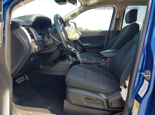 1FTER4FH2LLA00522 2020 FORD RANGER Синий Вид салона спереди