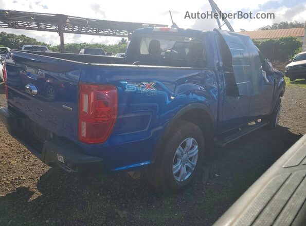1FTER4FH2LLA46223 2020 FORD RANGER Синий Задняя правая четверть