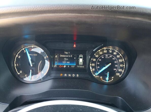 1FTER4FH2NLD07403 2022 FORD RANGER Gray Widok zestawu wskaźników