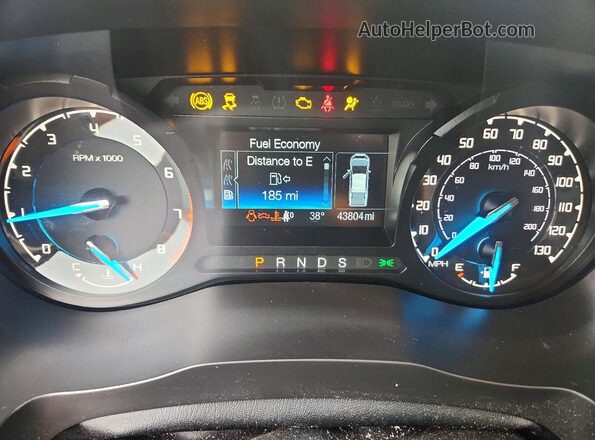 1FTER4FH2PLE08329 2023 FORD RANGER Blue ხელსაწყოთა პანელის ხედი