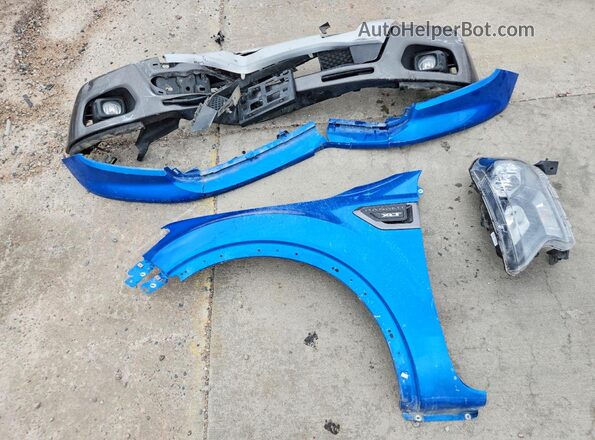 1FTER4FH2PLE08329 2023 FORD RANGER Blue ძრავის განყოფილების ხედი
