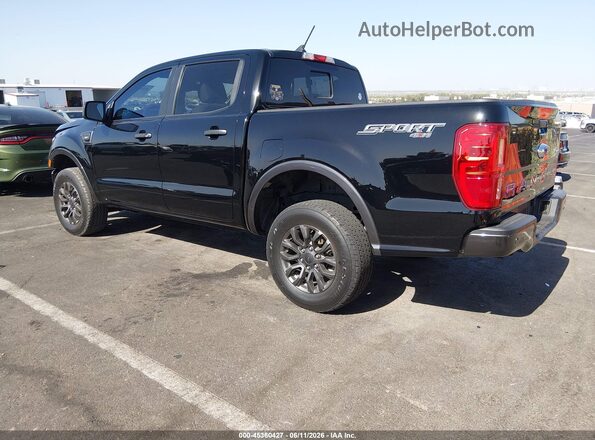 1FTER4FH3KLA38498 2019 FORD RANGER Black Trasero izquierdo