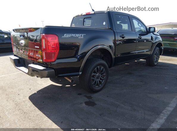 1FTER4FH3KLA38498 2019 FORD RANGER Black Trasero derecho