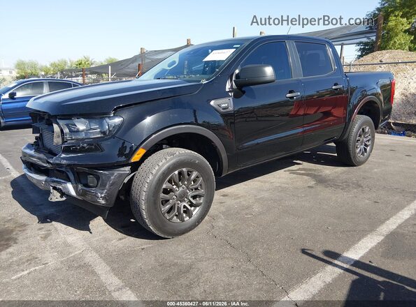 1FTER4FH3KLA38498 2019 FORD RANGER Black Vista tres cuartos delantera izquierda