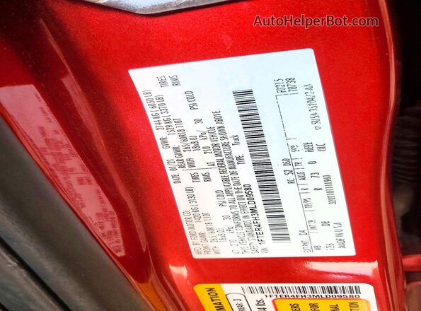 1FTER4FH3MLD09580 2021 FORD RANGER Red 
