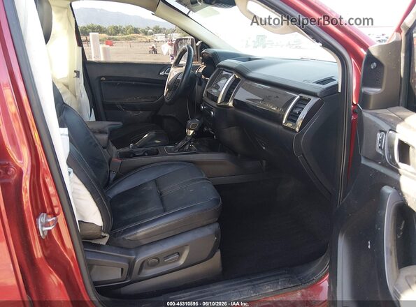 1FTER4FH3MLD60237 2021 FORD RANGER Burgundy Вид салону спереду