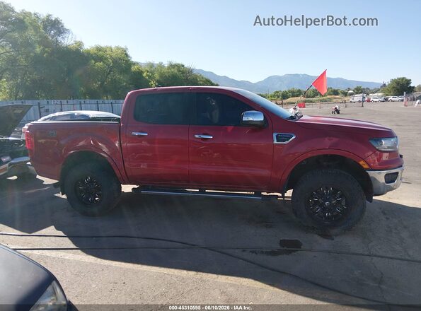 1FTER4FH3MLD60237 2021 FORD RANGER Burgundy Вид задньої частини салону