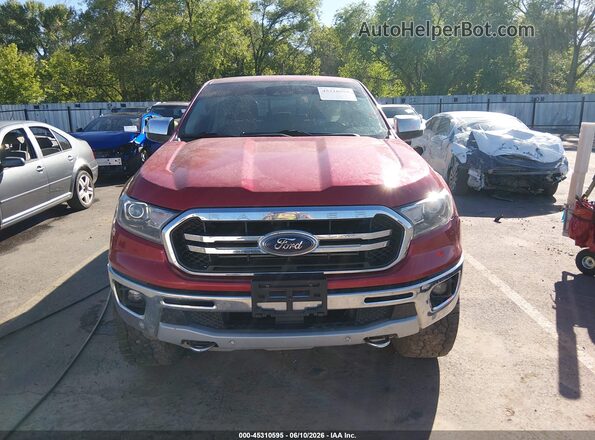 1FTER4FH3MLD60237 2021 FORD RANGER Burgundy Вид щитка приладів