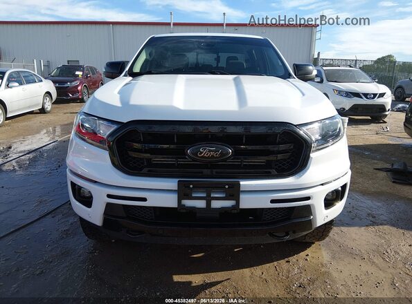 1FTER4FH3NLD08589 2022 FORD RANGER White Widok zestawu wskaźników