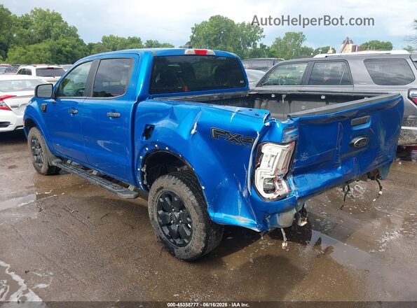 1FTER4FH3NLD21584 2022 FORD RANGER Blue Rear left