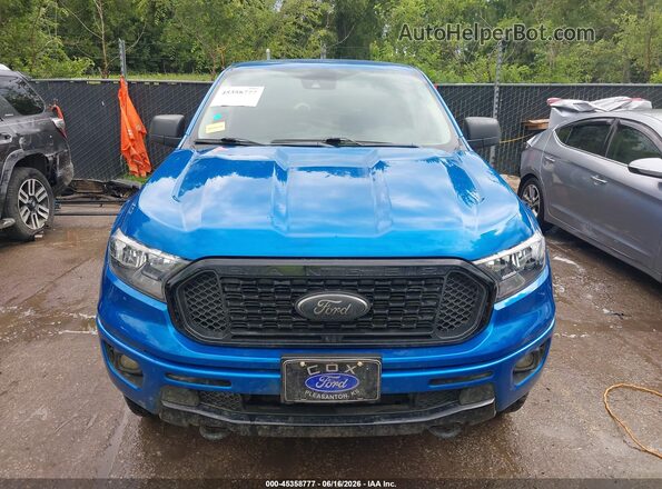 1FTER4FH3NLD21584 2022 FORD RANGER Blue Rear interior view