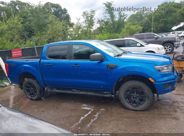 1FTER4FH3NLD21584 2022 FORD RANGER Blue 360 interior view