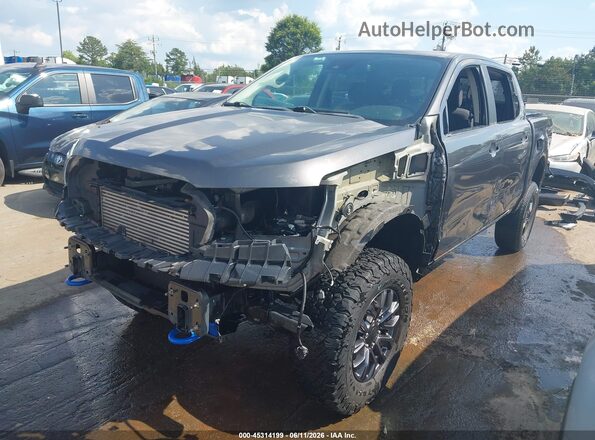 1FTER4FH4KLA28899 2019 FORD RANGER Gray Առջևի ձախ երեք քառորդ տեսարան