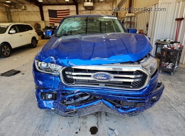 1FTER4FH4KLA51986 2019 FORD RANGER Синий Вид спереди