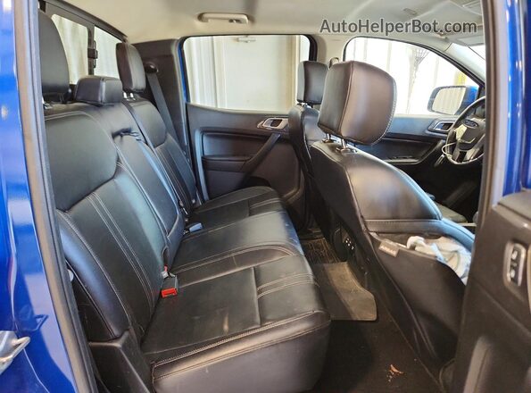 1FTER4FH4KLA51986 2019 FORD RANGER Синий Вид задних сидений