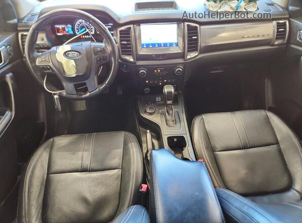 1FTER4FH4KLA51986 2019 FORD RANGER Синий Вид панели приборов