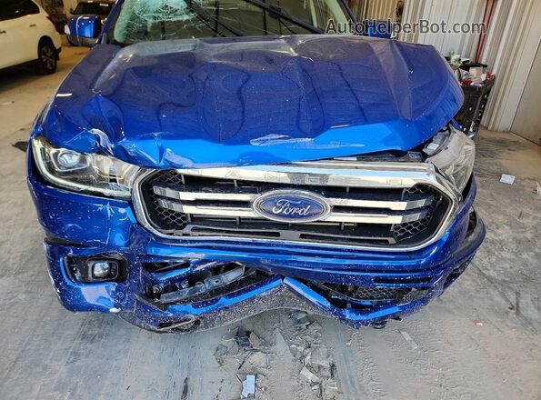 1FTER4FH4KLA51986 2019 FORD RANGER Синий Вид задней части салона