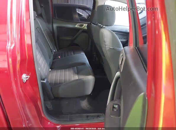 1FTER4FH4LLA37670 2020 FORD RANGER Red VIN sticker view