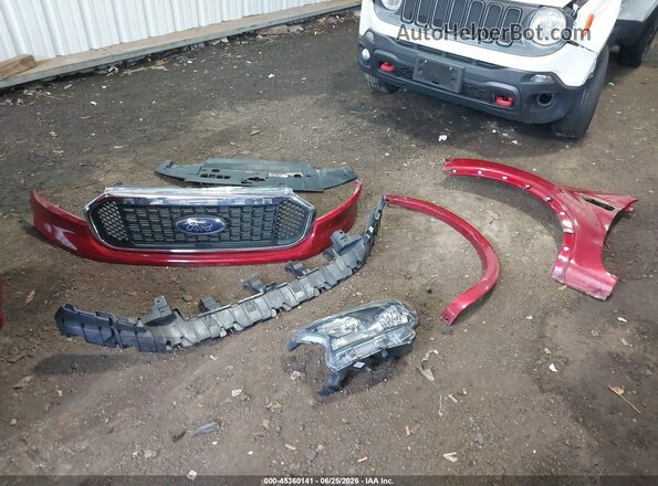 1FTER4FH4LLA37670 2020 FORD RANGER Red Instrument cluster view