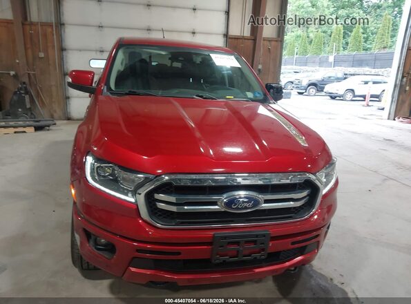1FTER4FH4LLA83693 2020 FORD RANGER Red Vista del cuadro de instrumentos