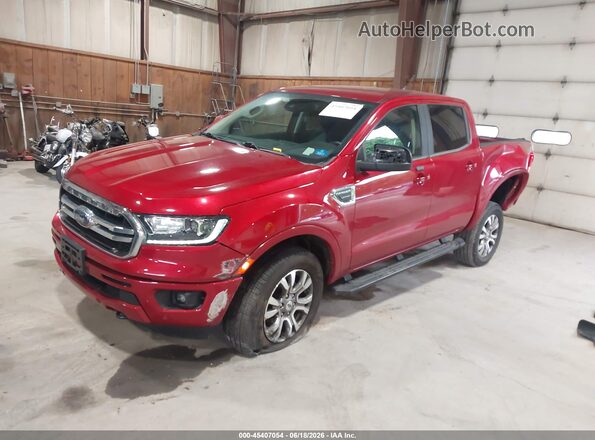 1FTER4FH4LLA83693 2020 FORD RANGER Red Vista tres cuartos delantera izquierda
