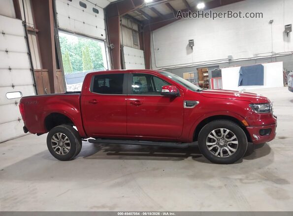 1FTER4FH4LLA83693 2020 FORD RANGER Red Vista interior trasera