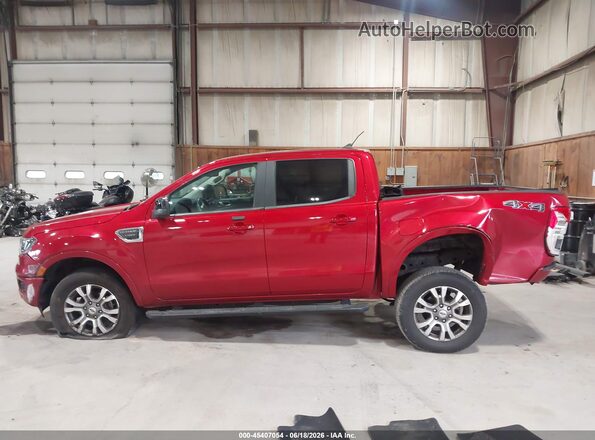 1FTER4FH4LLA83693 2020 FORD RANGER Red Vista interior de 360 grados