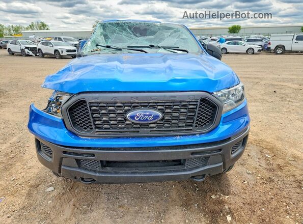 1FTER4FH4MLD52311 2021 FORD RANGER Blue Widok z przodu