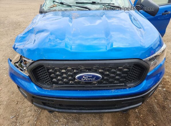 1FTER4FH4MLD52311 2021 FORD RANGER Blue Widok wnętrza z tyłu