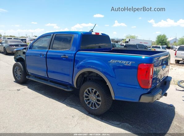 1FTER4FH5LLA45454 2020 FORD RANGER Blue Trasero izquierdo