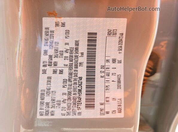 1FTER4FH5MLD62748 2021 FORD RANGER Green 