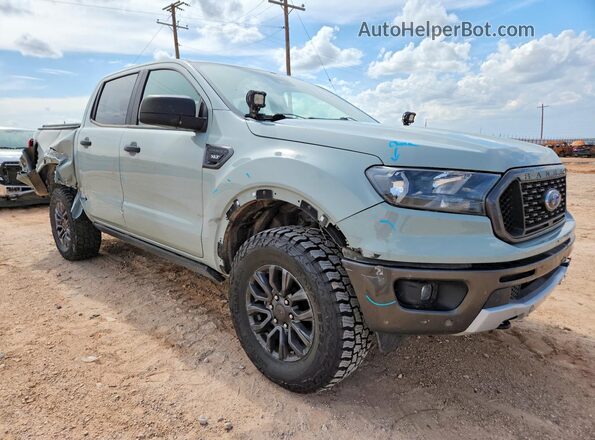 1FTER4FH5MLD62748 2021 FORD RANGER Green 