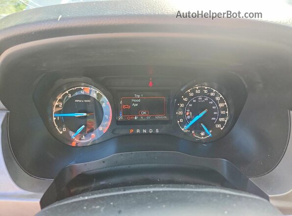 1FTER4FH6KLA87002 2019 FORD RANGER Silver ხელსაწყოთა პანელის ხედი