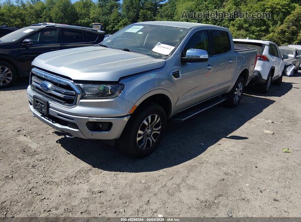 1FTER4FH6LLA55023 2020 FORD RANGER Silver Vista tres cuartos delantera izquierda