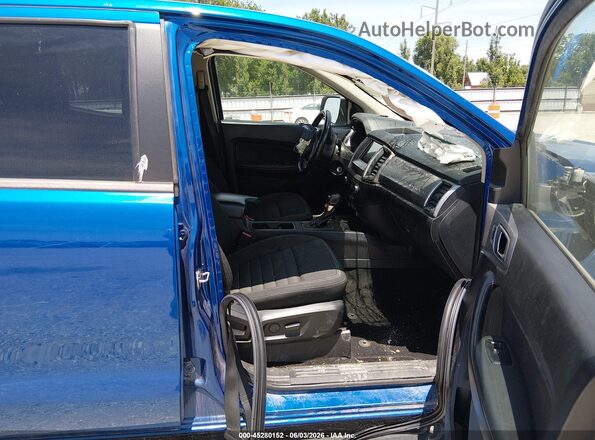 1FTER4FH7KLA77546 2019 FORD RANGER Blue Front interior view