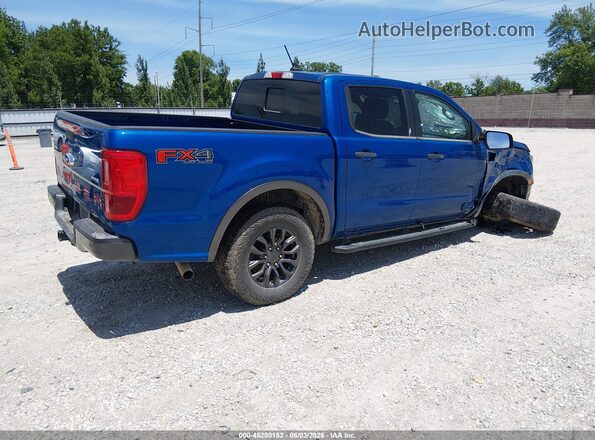 1FTER4FH7KLA77546 2019 FORD RANGER Blue Rear right